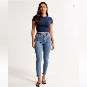 Abercrombie jeans - gently worn. Curve Love High Rise Super Skinny Ankle Jean